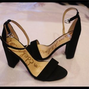 Sam Edelman Black Suede Heels